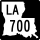 Louisiana Highway 700 marker