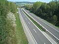 Ehemaliges Autobahnende bei Unterweitersdorf