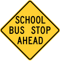 S3-1 School bus stop ahead (1971–2009)