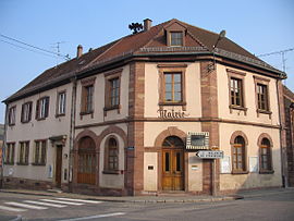 The town hall in Soultz-les-Bains