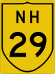 National Highway 29 shield}}