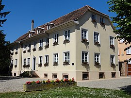 The town hall in Oberschaeffolsheim