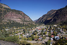 Photo of the town of Ouray