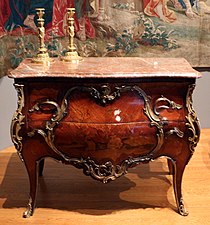French chest of drawers by Pierre Bernard; 1750-60.