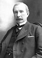 Photograph of American business magnet and philanthropist, John D. Rockefeller, c. 1895