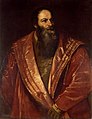 Tizian: Pietro Aretino, 1545, Galleria Palatina (Palazzo Pitti), Florenz
