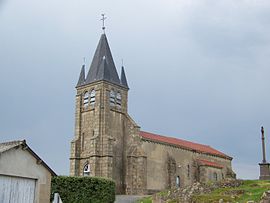 The church in Quinssaines