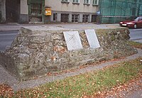 Remnant of the Roman walls of Wels, Schubertstrasse