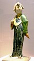 Sancai glazed female figurine Tang dynasty 618–907.