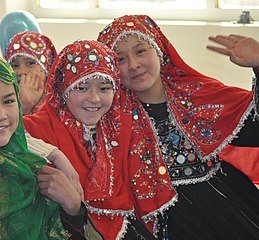 Hazara girls from Ghazni province