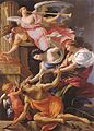 Die Zeit (Saturn) besiegt von Liebe, Schönheit und Hoffnung, um 1645, Musée du Berry, Bourges