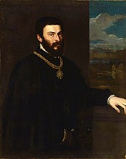 Portrait of Count Antonio Porcia by Titian, c. 1548
