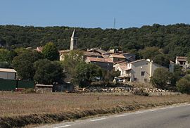 A general view of Saint-Julien-les-Rosiers