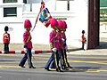 Colour guards of the 1st Security Force Battalion, King's Guard, Royal Thai Air Force