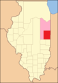 Das Vermilion County von seiner Gründung im Jahr 1826 bis 1831