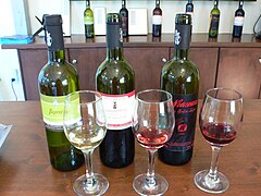 Different wines in Zakynthos