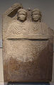 RIB 250[26] Tombstone of Volusia Faustina and Aurelius Senecio. Found in 1859 in the wall of the Lower Colonia and now in the British Museum.