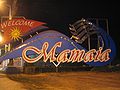 Mamaia's welcome sign