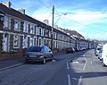Terraced housing in Llanbradach in the South Wales Valleys