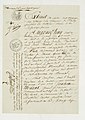 Marriage certificate of Joachim Murat and Caroline Bonaparte, now in the Archives nationales.
