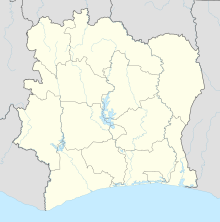 Gagnoa is located in Ivory Coast