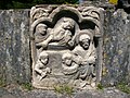 Jesus calling the fishermen; 12th-century carving from the lavatorium at Wenlock Priory, Shropshire