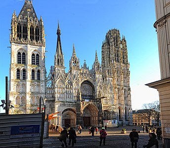 West facade, Rouen Cathedral (1509–1530)