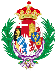 Coat of Arms of Infanta Maria Teresa of Spain