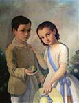 The Lecca children, by Constantin Lecca