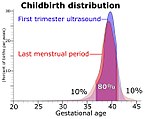 Gestational age at childbirth