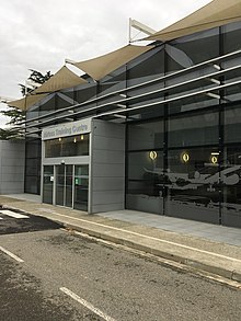 Entrance of the Airbus Training Centre Europe