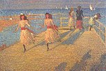 Philip Wilson Steer's Girls Running, Walberswick Pier; 1888–94.[148]