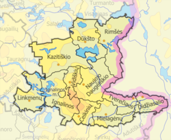 Location of Ignalina
