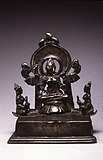 'Mandala of Padmavati' - bronze statue of Goddess Padmavati, India, 11th century