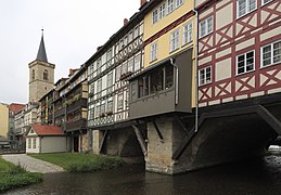 Krämerbrücke (1325) – longest continuously inhabited bridge in Europe.