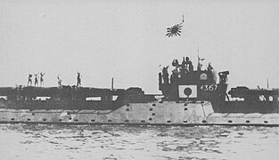 Submarine I-367 as Tamon group on 19 July 1945