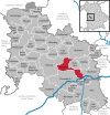 Lage der Gemeinde Kaisheim im Landkreis Donau-Ries