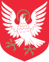 Coat of arms of Lääne county, Estonia.