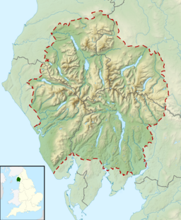 Devoke Water is located in the Lake District