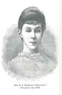 Margaret Harkness aka John Law in 1890