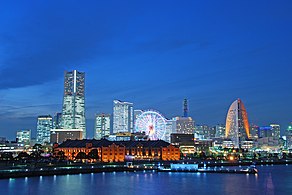 The Minato Mirai 21 project, also known as the "Philadelphia and Boston of the Orient", started in 1983.