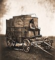 Image 24Roger Fenton's Photographic Van, 1855, formerly a wine merchant's wagon; his assistant is pictured at the front. (from Photojournalism)