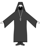 Hieromonk (celibate Priest)