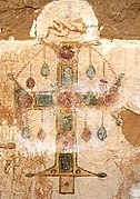 Wall painting of a jewelled cross (Kellia, Egypt, late 6th century)