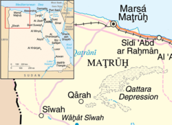 Location within Qattara Depression