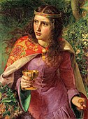 Queen Eleanor Frederick Sandys, 1858 National Museum Cardiff[326]