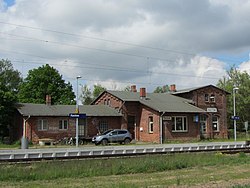 Train station in Rastow