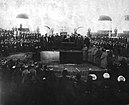 Reza Shah Oath at Constituent assembly