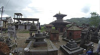 Temples and Shivalingas in Salkha Mahadevsthan, Sankhu