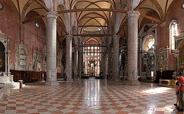 Interior of Santi Giovanni e Paolo